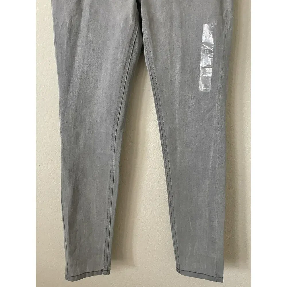 Lot Of 3 Justice Stretchy Girls' Pull On Jean Leggings Jeggings Pants Size 10